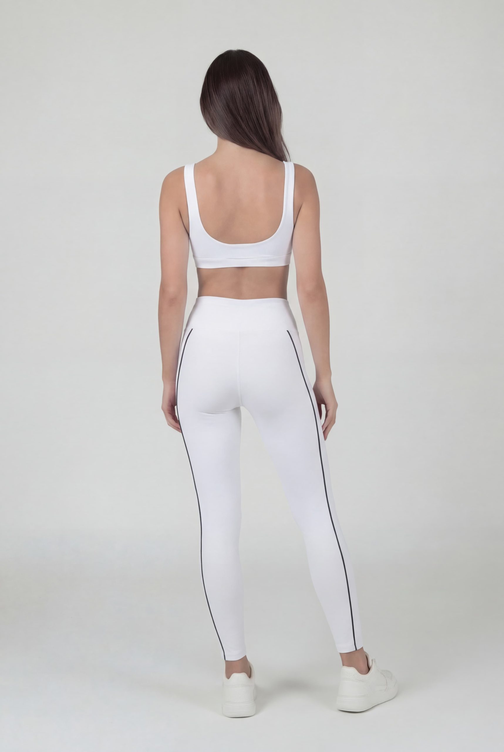 Bubbly bra back white