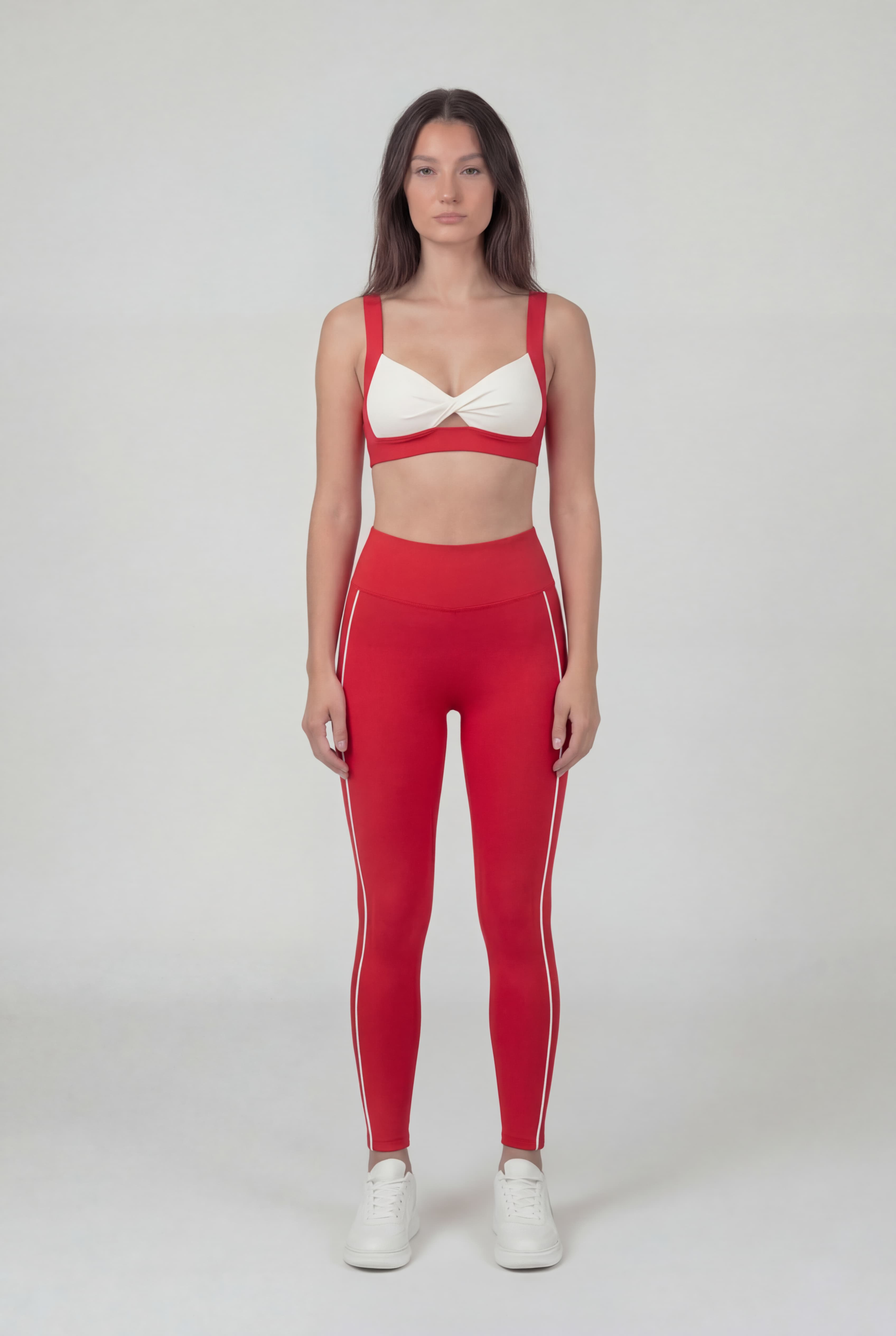 Bubbly bra front full red