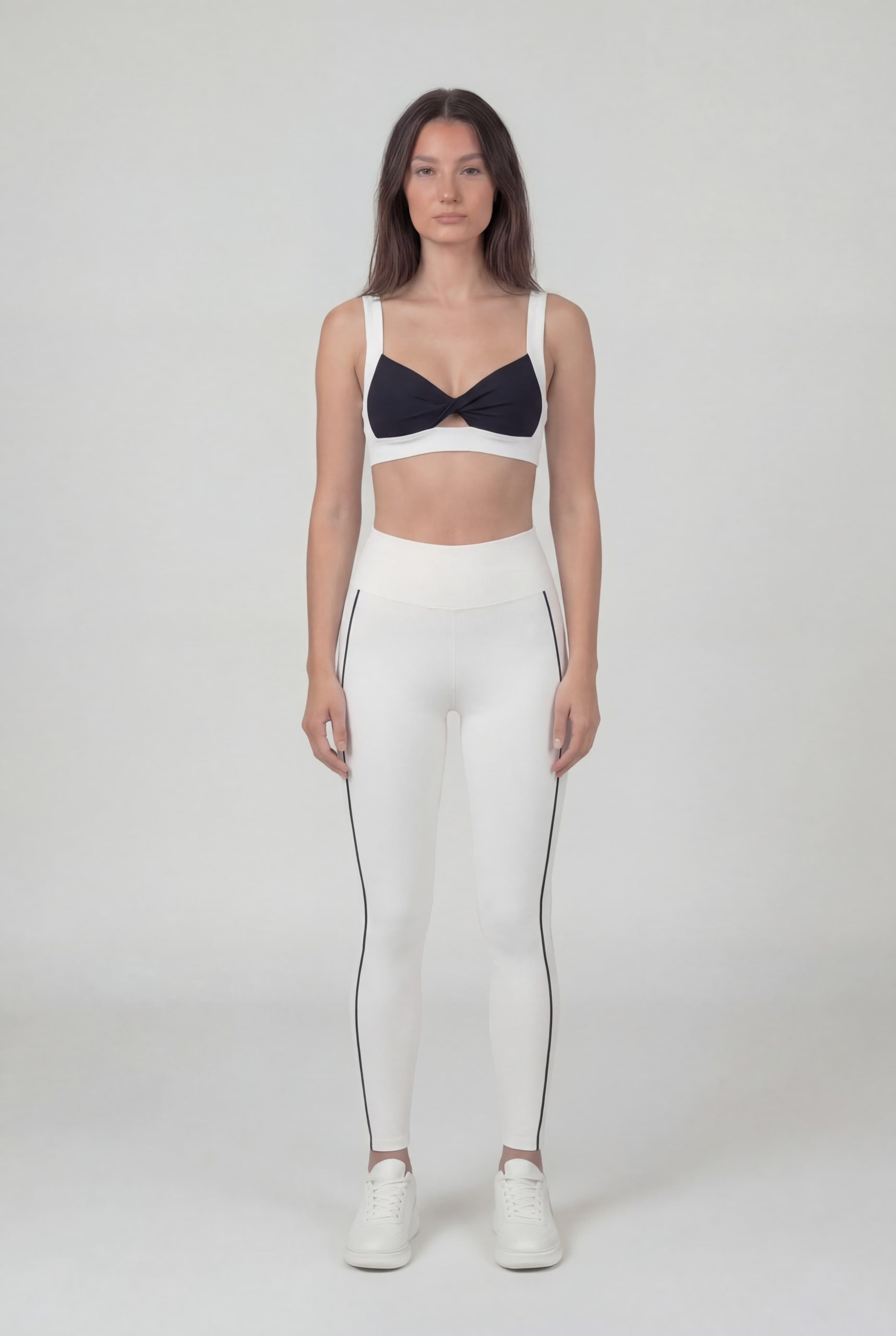 Bubbly bra front full white