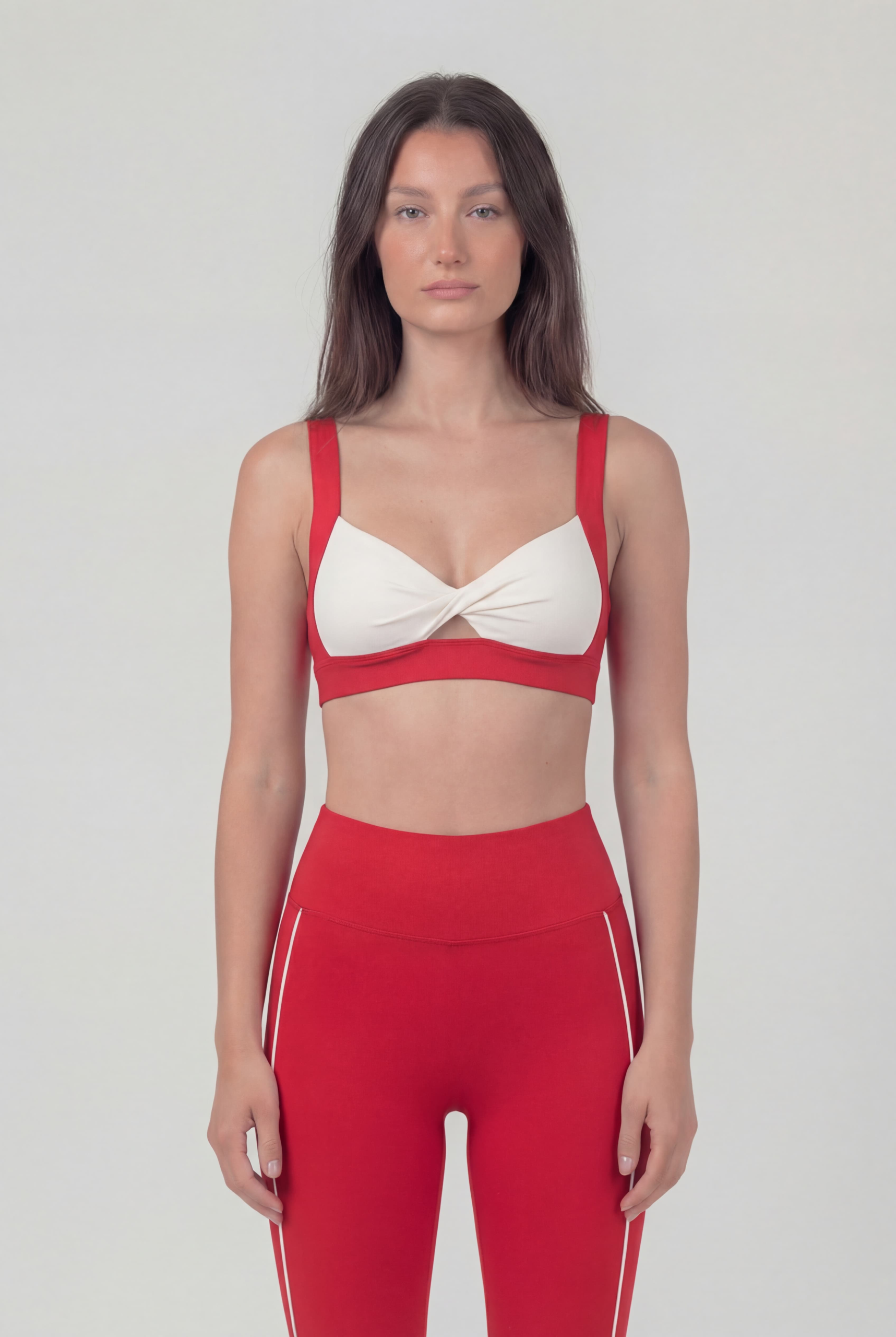 Bubbly bra front red