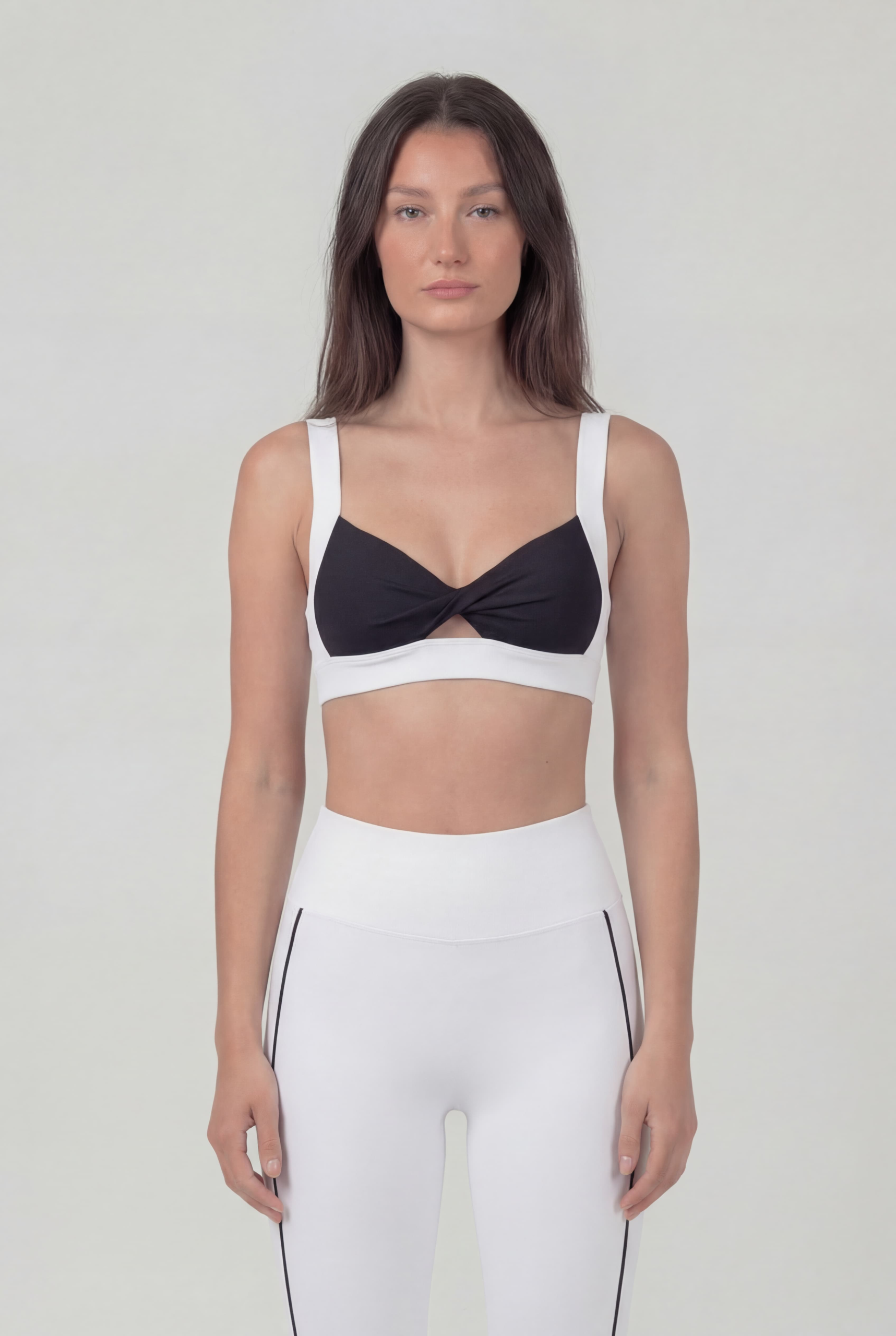 Bubbly bra front white