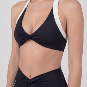 Twist bra - black