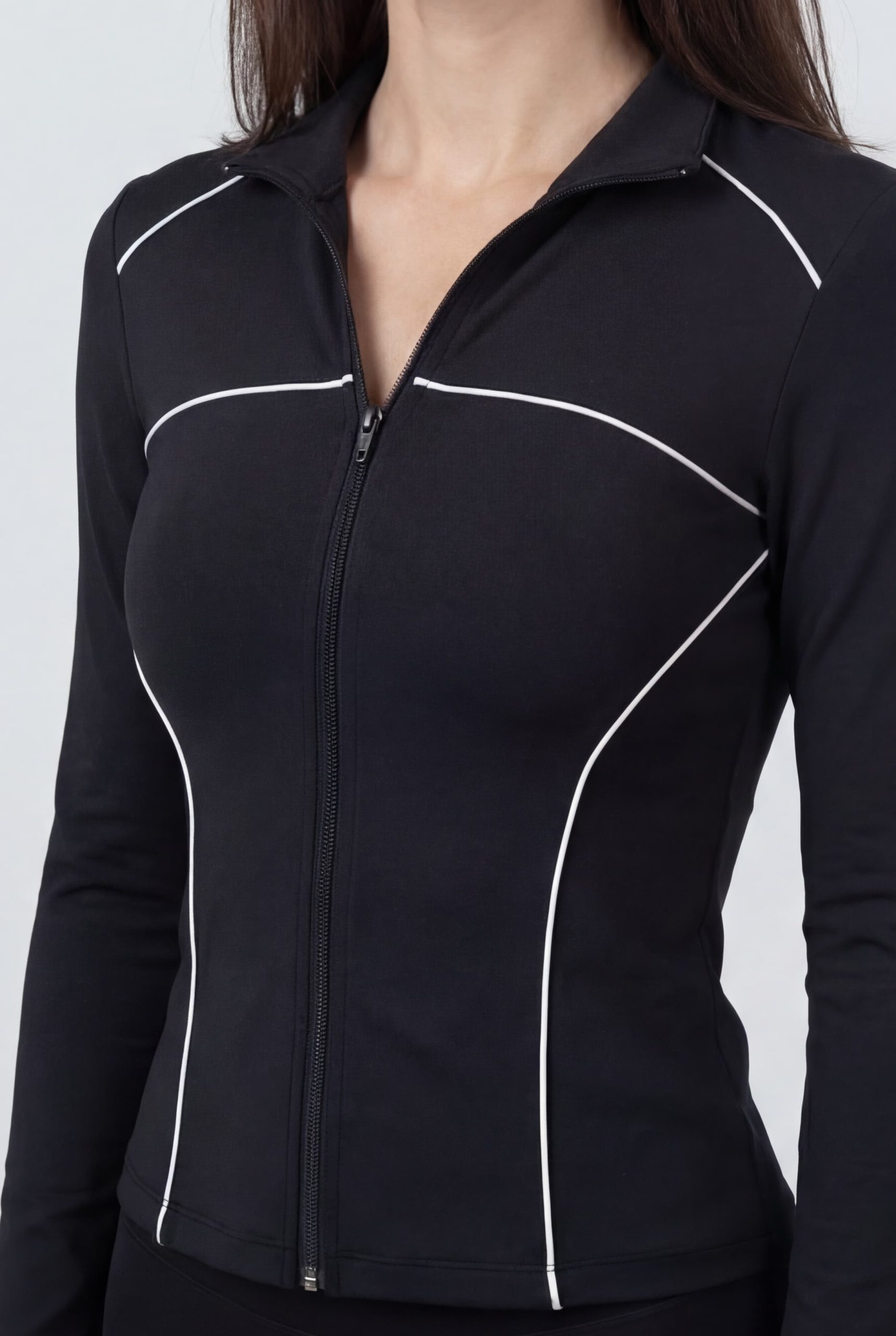 long sleeve closeup black