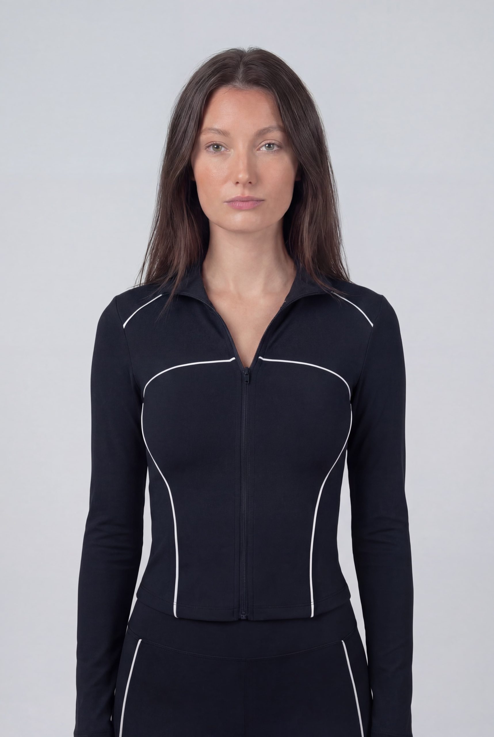 Long sleeves top - black