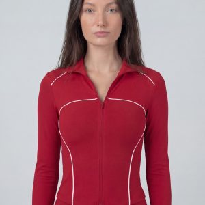 Long sleeves top - red